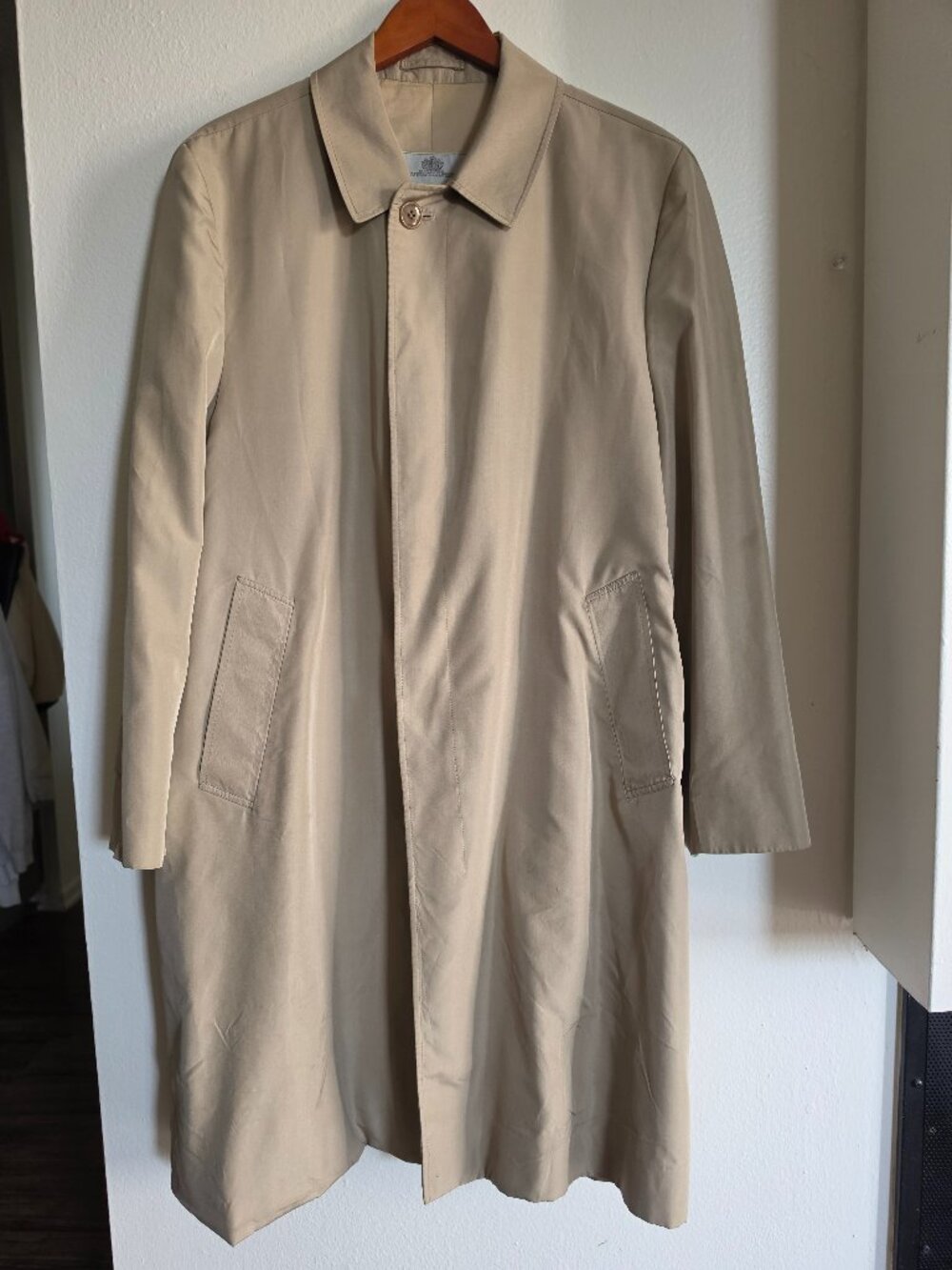 Rare Vintage Aquascutum Aqua 5 Silk Raincoat